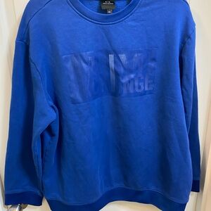 Armani Exchange Vibrant Blue Crewneck Sweater 2xl